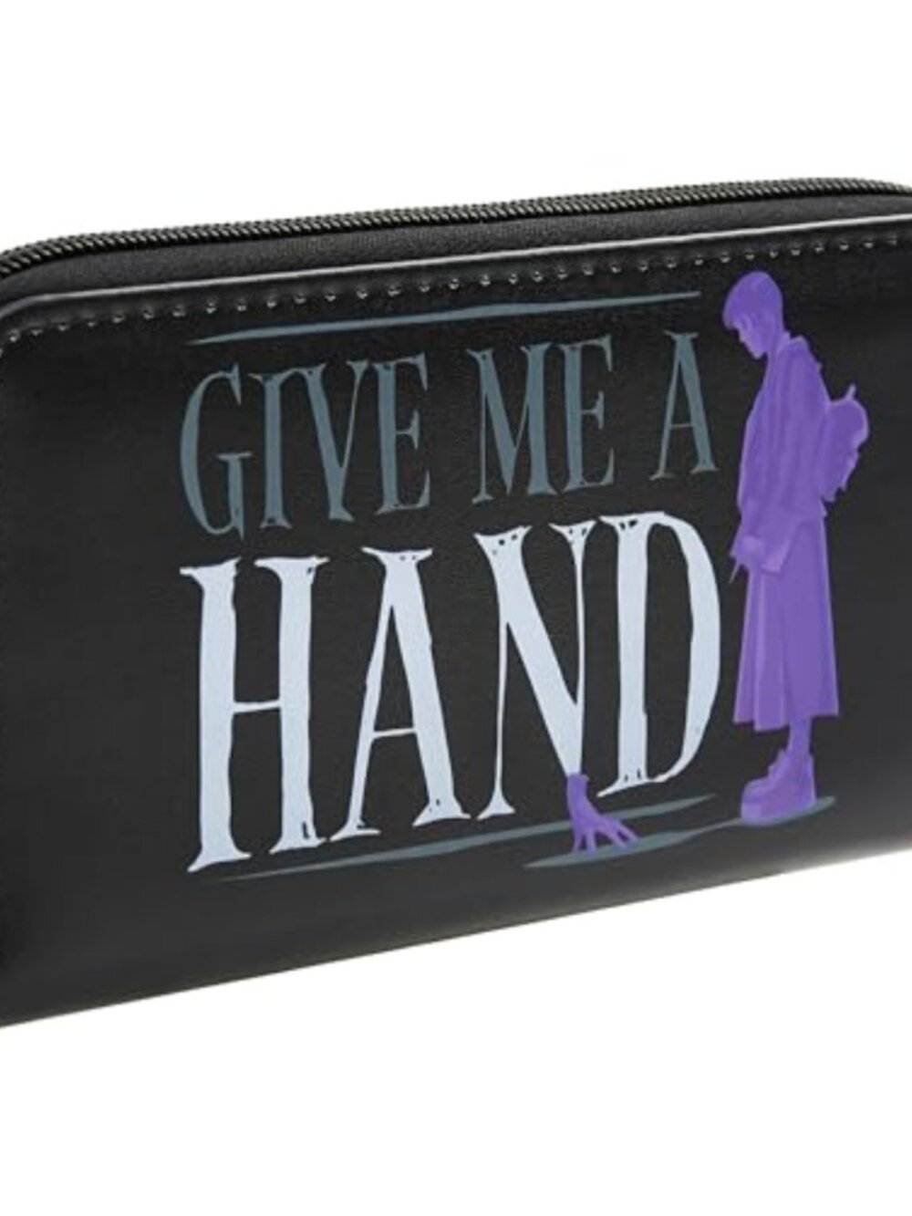 Zip Around Wallet with Card Slots & Coin Compartment Faux Leather